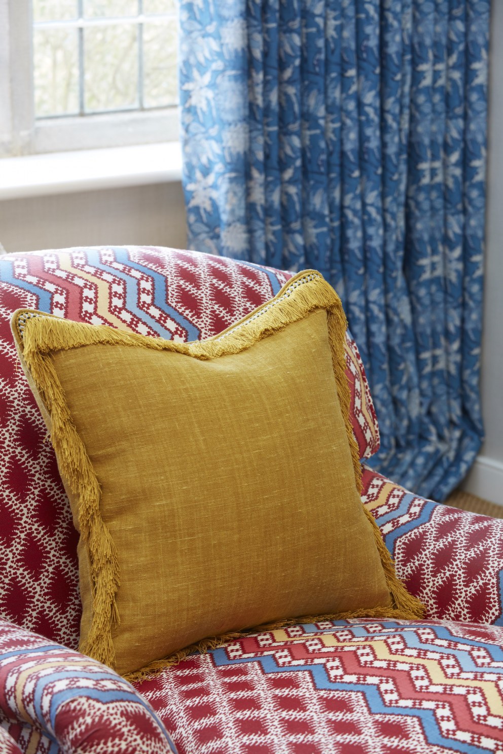 Gloucestershire House | Cushion Detail | Interior Designers